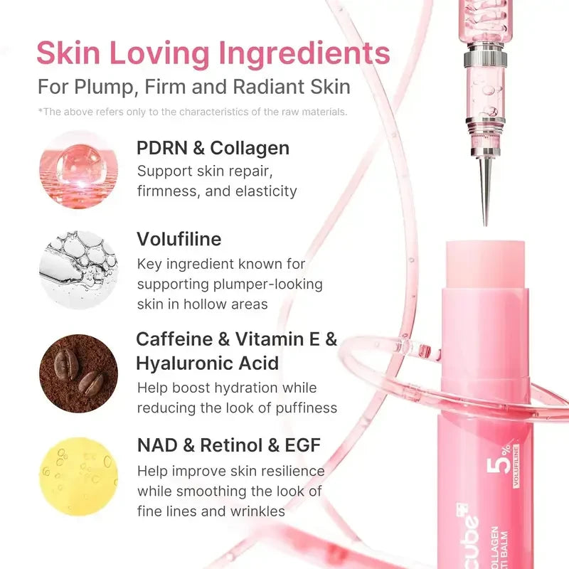 PDRN Pink Collagen Volume Multi Balm and Eye Patch