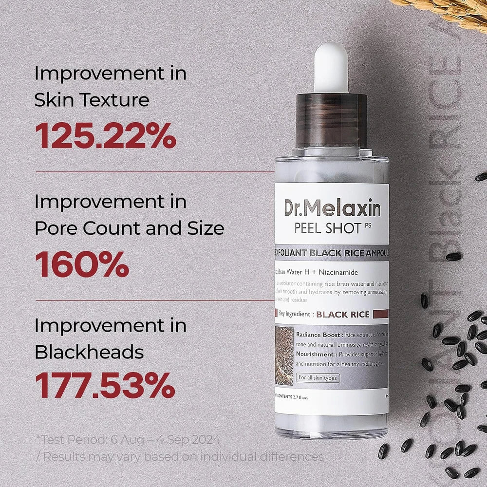 Dr.Melaxin Black Rice Exfoliating Ampoule